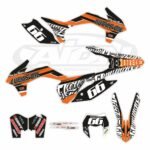 KTM EXC EXCF XCW XCFW 14_08_AION Motocross Graphics Aufkleber